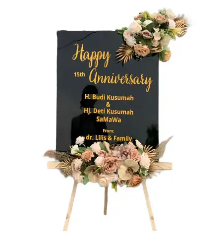 Papan Bunga Akrilik MUARA ENIM