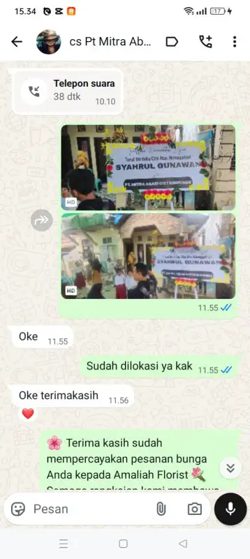 Testimonial Papan ucapan MUARA ENIM